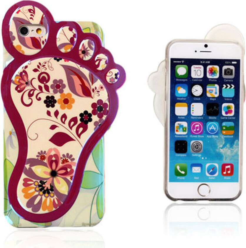 3D Foot (Sjarmerende Flora) iPhone 6 Deksel