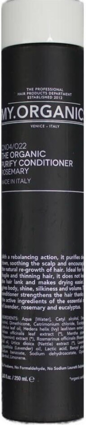 The Organic Purify Conditioner Rosemary 250 ml