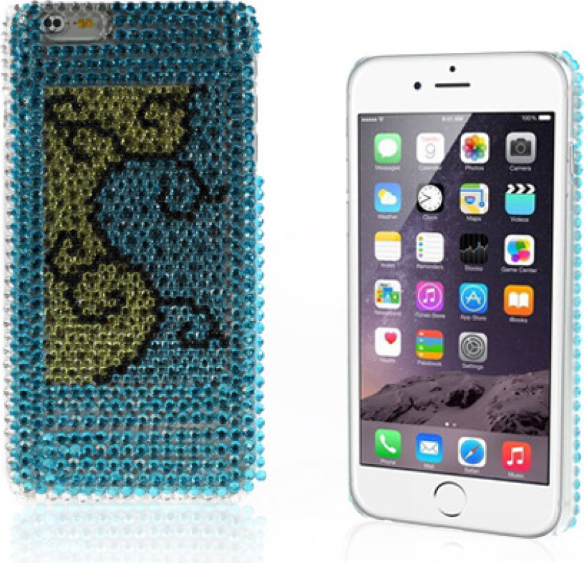 Diamond Bling (Blå) iPhone 6 Plus Deksel