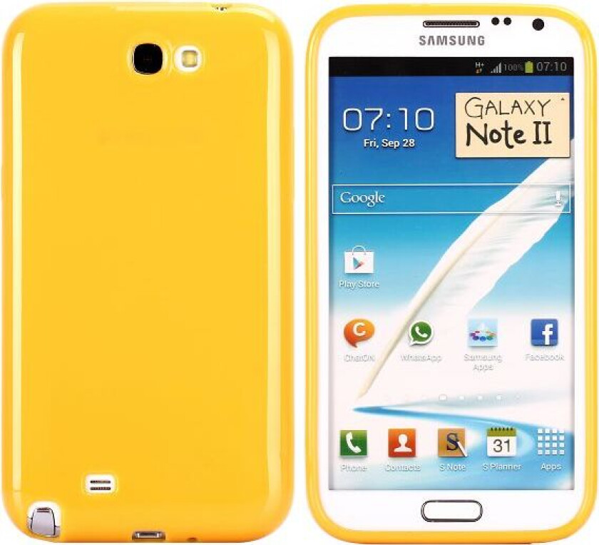 Candy Colors (Gul) Samsung Galaxy Note 2 Deksel