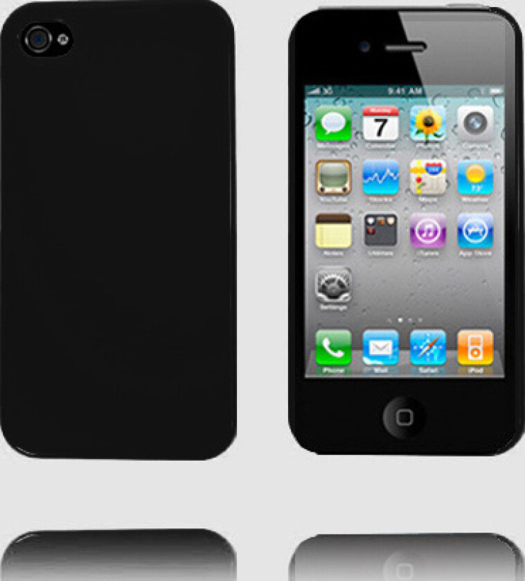 Candy Hard Shell (Sort) iPhone 4S Deksel