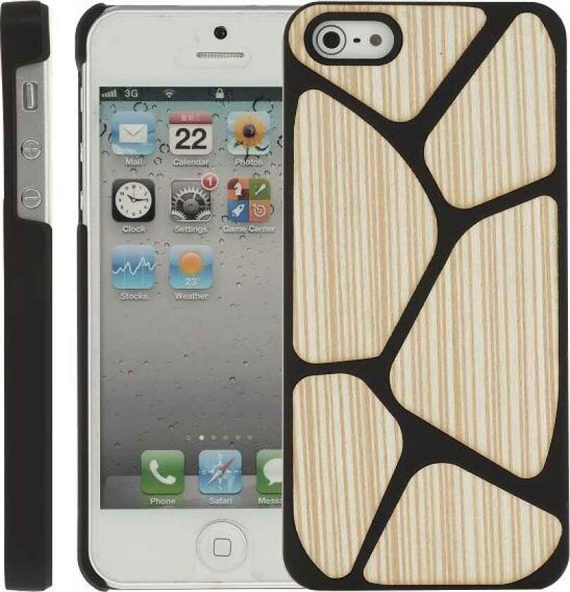 Jive (Hvit with Yellow Stribes) iPhone 5 Deksel