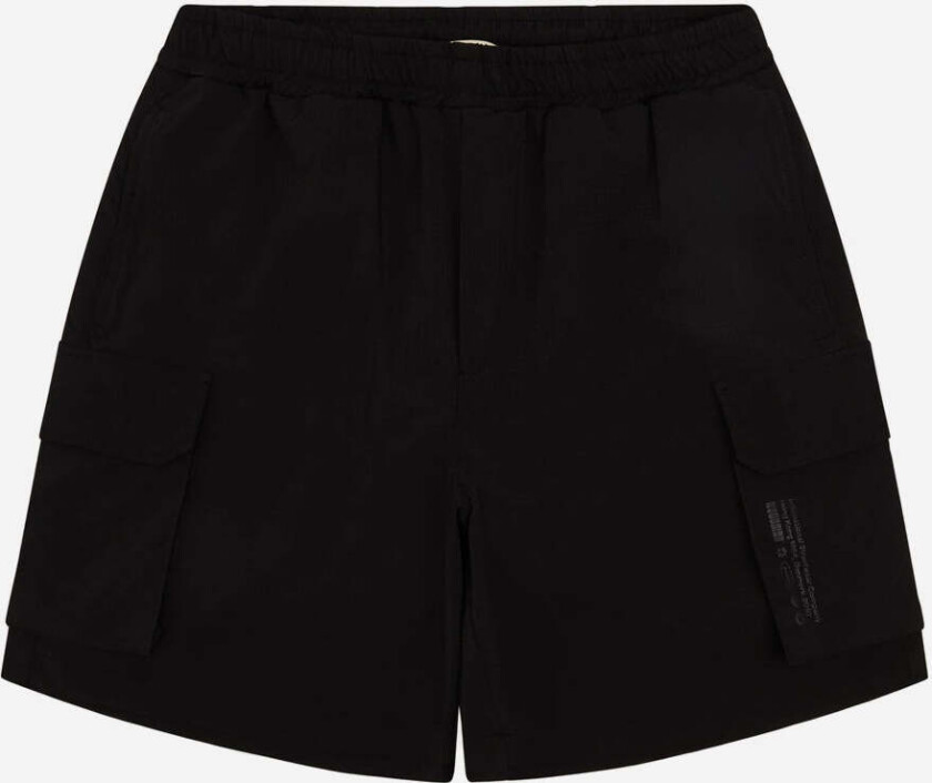 Bommy Rib-Tech Cargo Shorts - Black