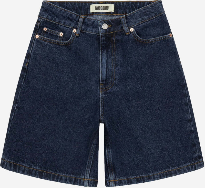 Maggie 90s Rinse Shorts - 90s Blue