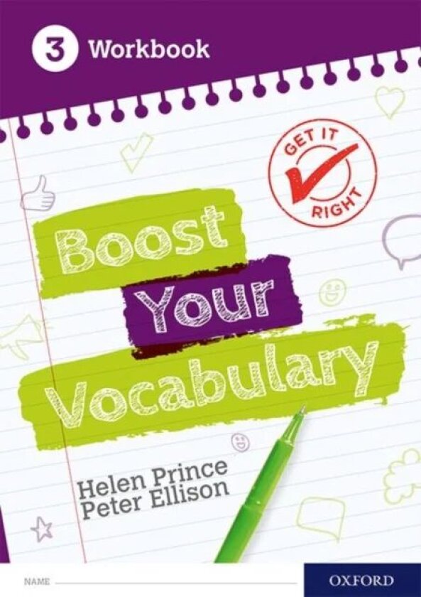 Get It Right: Boost Your Vocabulary Workbook 3 av Helen Prince