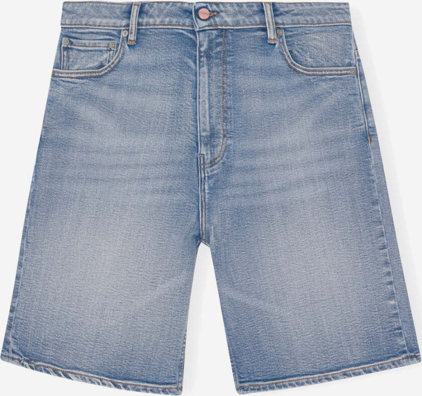 Comfort Stretch Denim Shorts - Light Blue Vintage