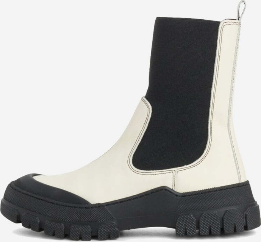 Twig Chelsea - Off White Rubberised Leather