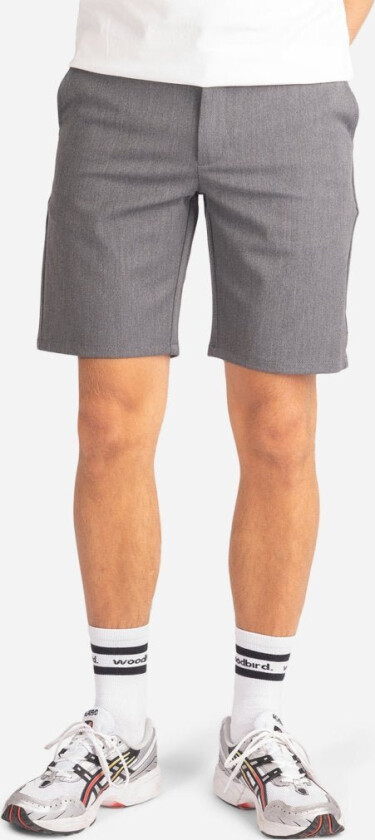 Steffen Twill Shorts - Light Grey