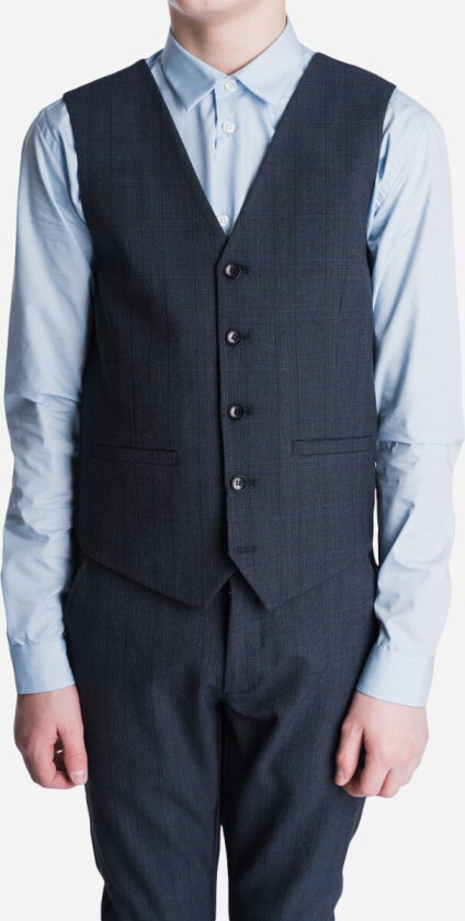 Klaes Waistcoat - Blue Check