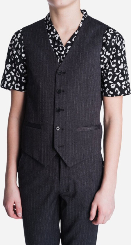 Bilde av Koppel Waistcoat - Grey Stripe