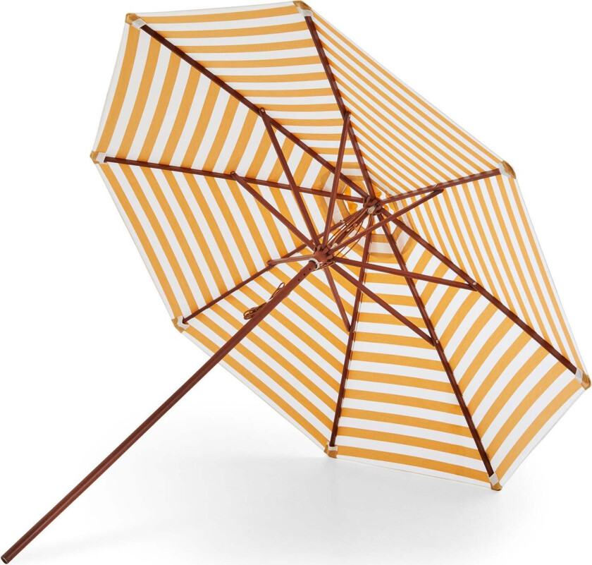 Messina Parasoll Ø270 Cm Golden Yellow Stripes