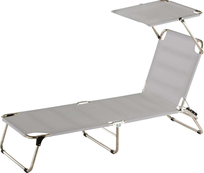 Amigo solseng top grå aluminium/textilene