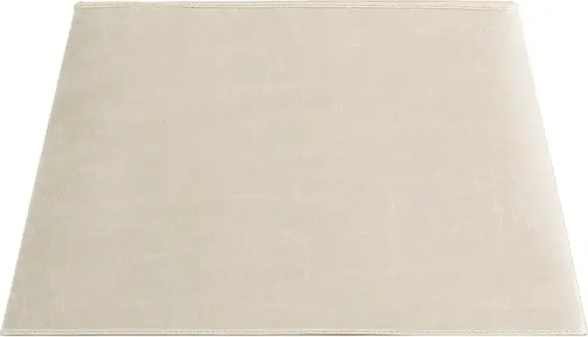 Rektangulær lampeskjerm L Leather Cream