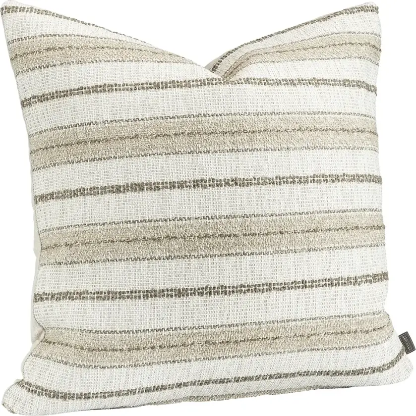 Nomad Multi Stripe Putetrekk Natural 60x60 cm
