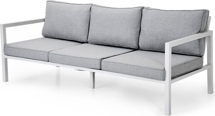 Belfort sofa hvit/grå