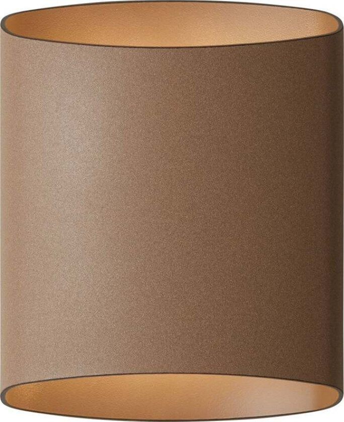 Sinne vegglampe fastmontert Sand Texture/Brass Led inkludert lyskilde