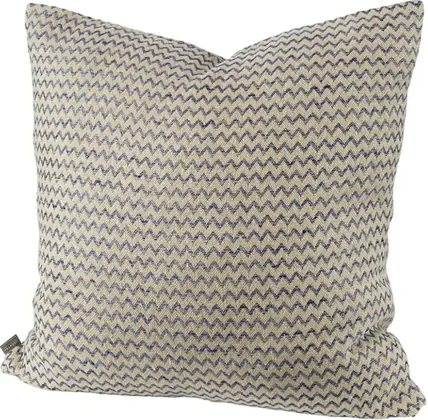 Putetrekk Casa lin/indigo 50x50