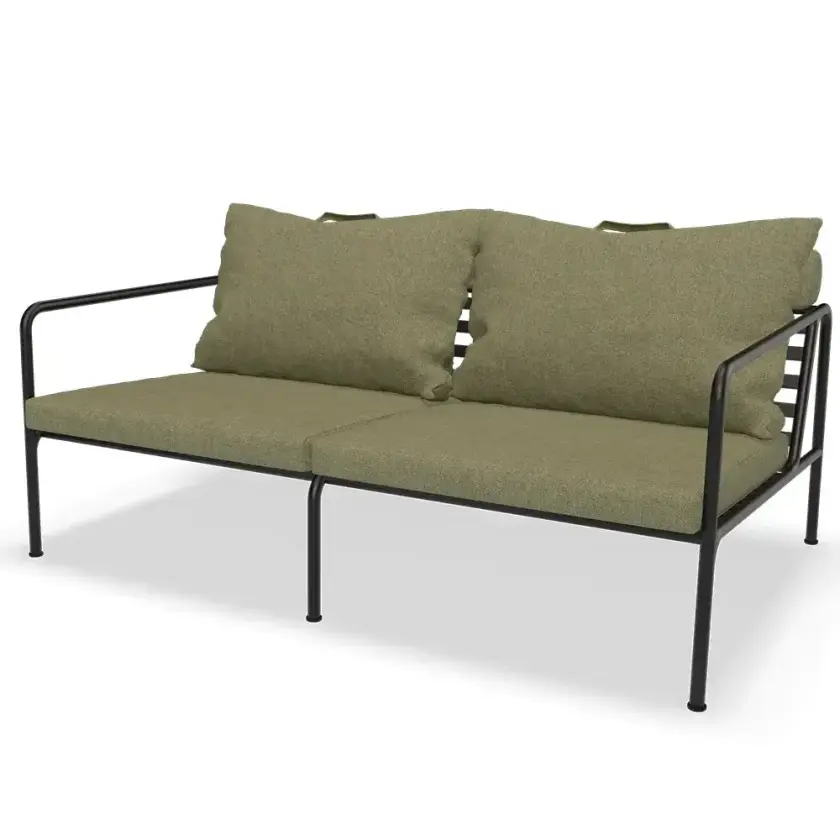 Avon 2-seters sofa Leaf/Black