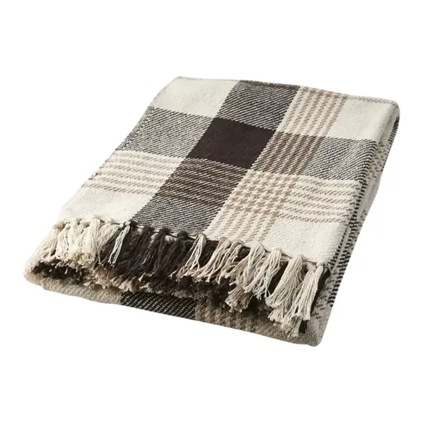 ANNA Pledd Brown/beige/off white