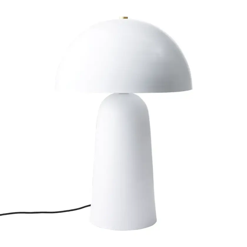 FUNGI Bordlampe L White