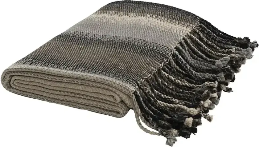 Pledd Adonis 240 x 250 cm Stripe Brown