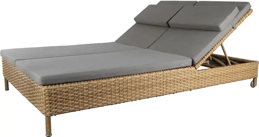 Hvile solseng dobbel Natural