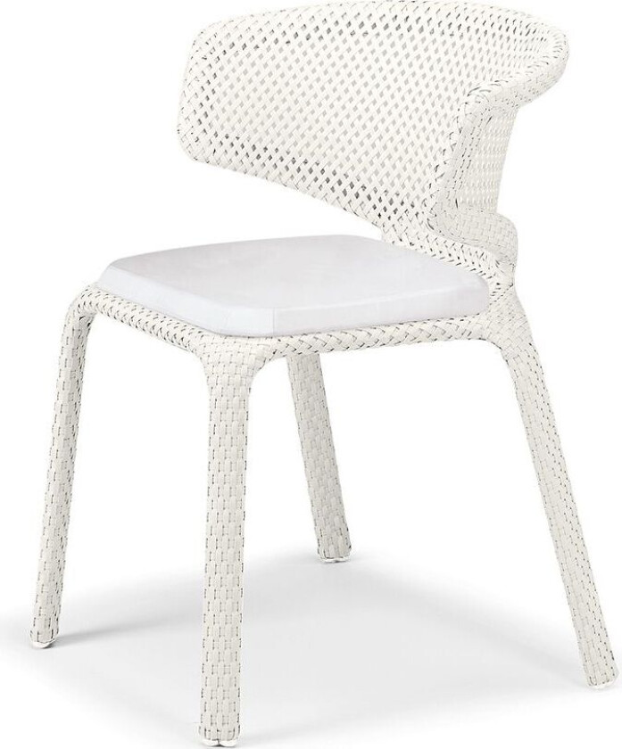 Seashell lenestol hvit