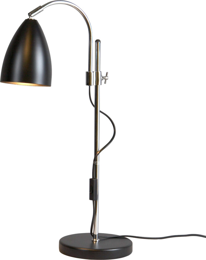 Sway bordlampe svart/krom