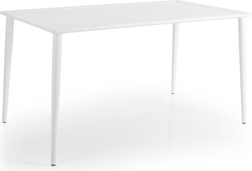 Nimes spisebord 78 x 140 cm hvit