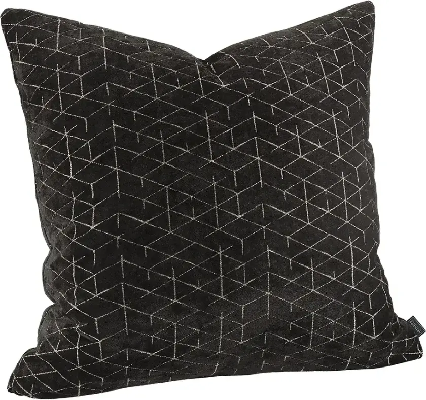 Laurel Diamond dark brown putetrekk 60x60 cm
