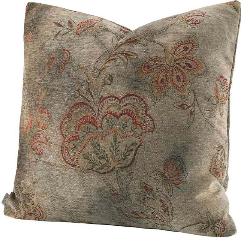 Miralago Flower Taupe putetrekk Plain 50 x 50