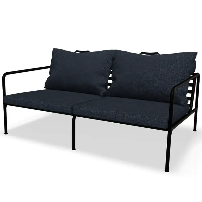 Avon 2-seters sofa Sky/Black
