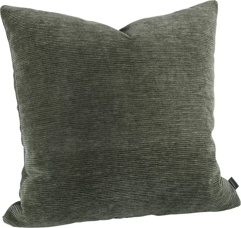 Soft Cord dark grey putetrekk 60x60 cm