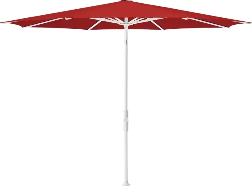 Twist 300 cm parasoll matt white Kat.4 403 Carmine