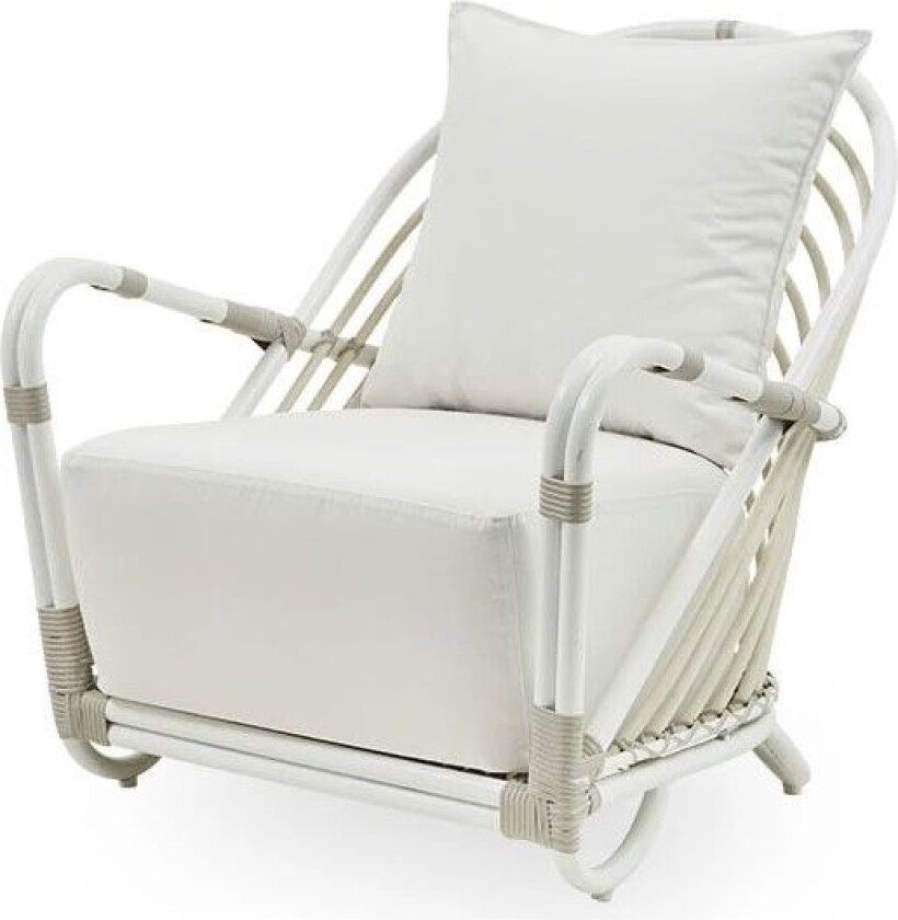 Lenestol Charlottenborg Kunstrotting Hvit