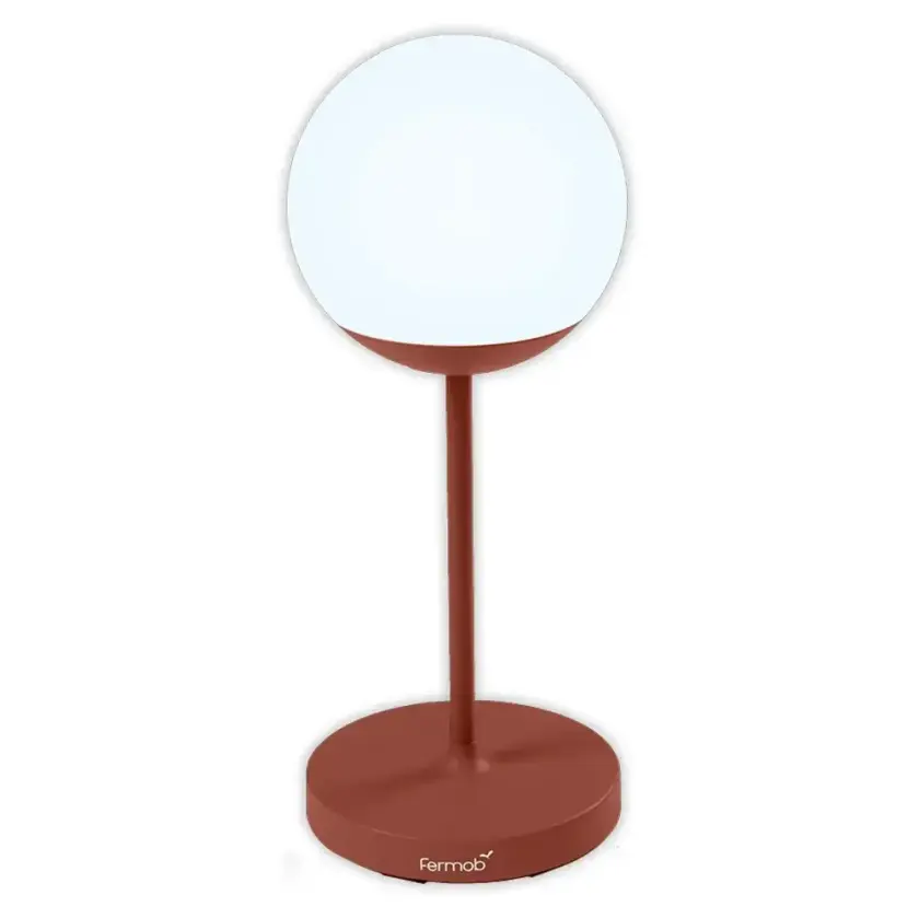 Mooon! Lampe H:63 cm Red ochre