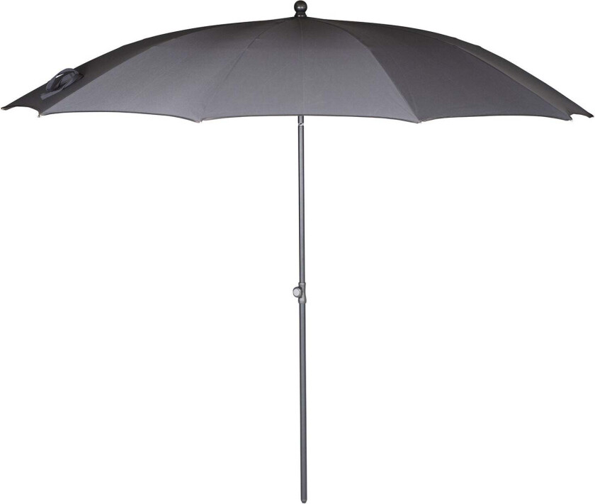 Elios parasoll 280 cm i antrasitt/grått stål