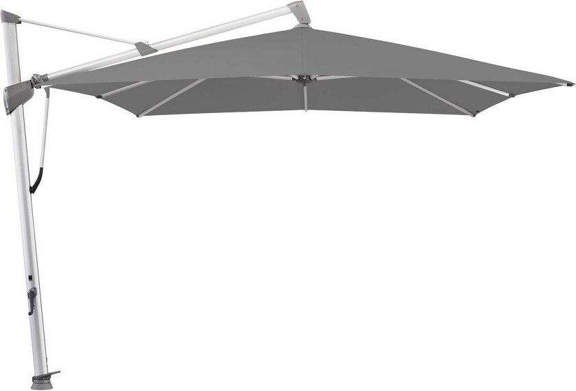 Bilde av Sombrano S+ fritthengende parasoll 400 X 300 cm kat.4 anodisert alu / 420 Smoke