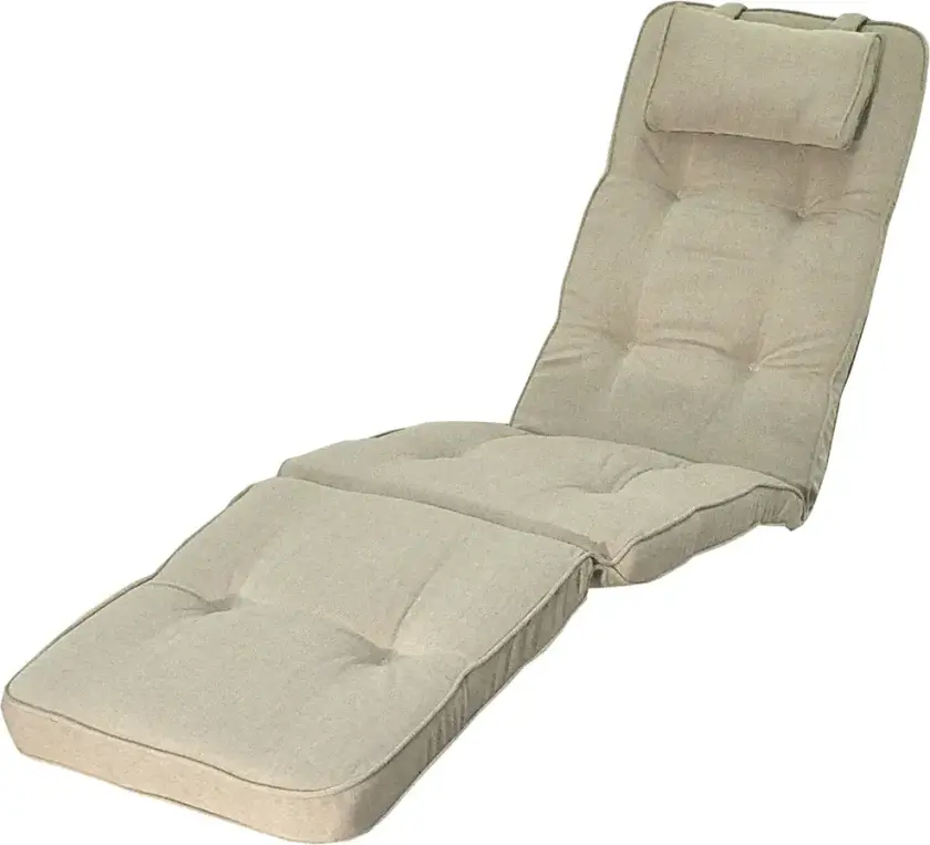 Woodline-pute til solstol Sand