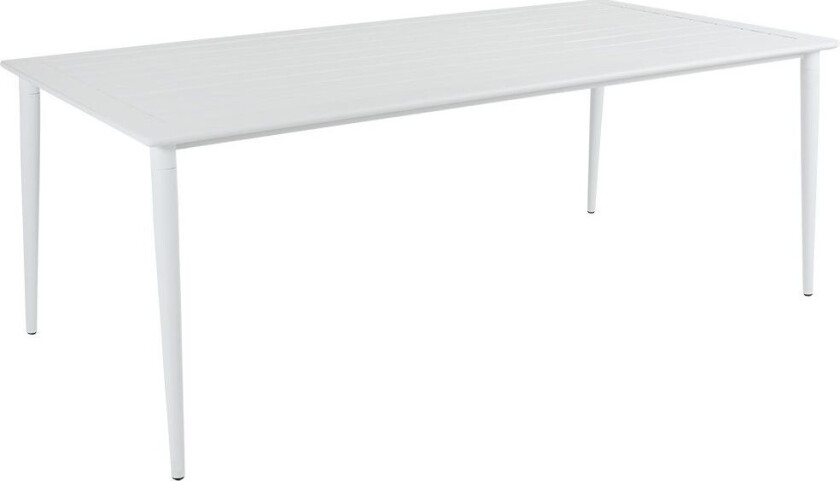 Nimes spisebord 98 x 200 cm hvit