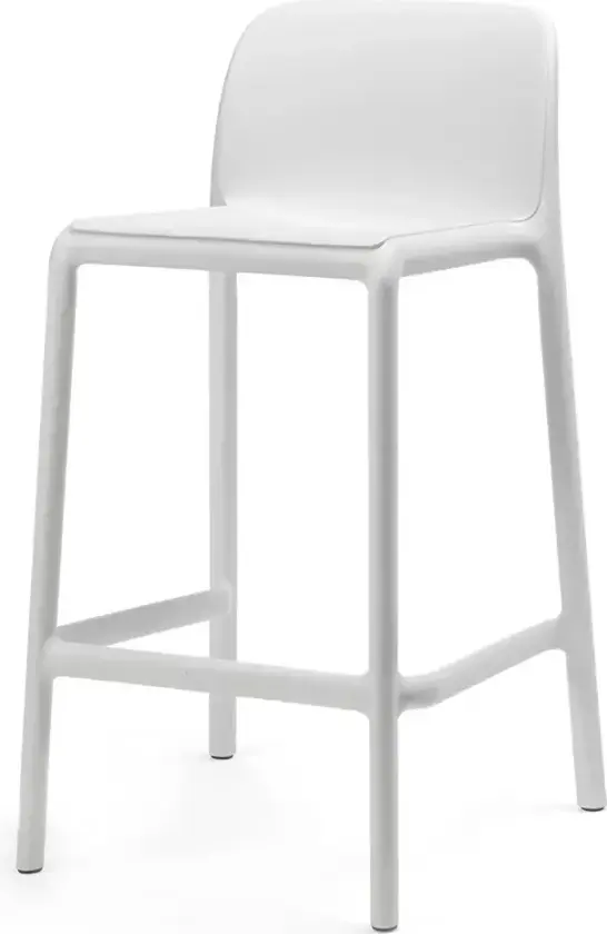 Faro barstol lav White