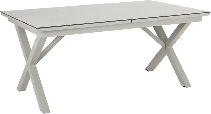 Hillmond spisebord 100 x 166–226 Kaki høytrykkslaminert