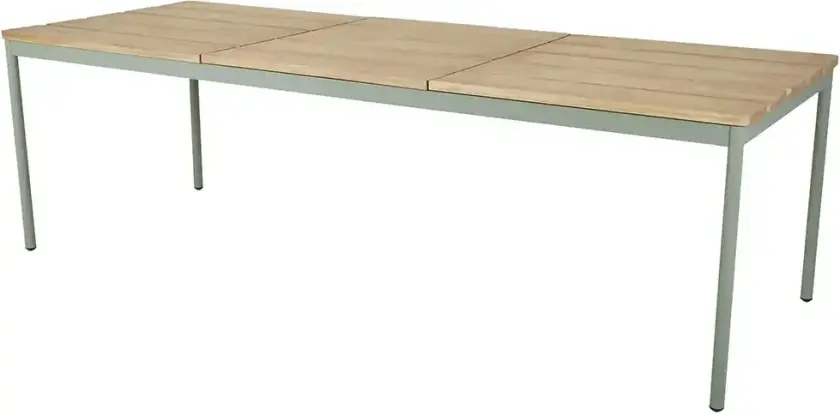 Nox spisebord 90 x 240 cm grønn/teak