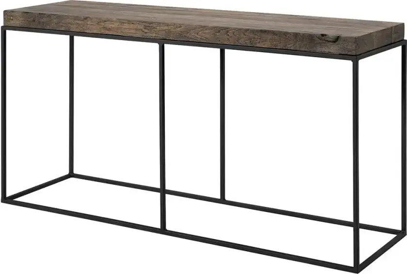 Sidebord Carlisle 150 Silver Black