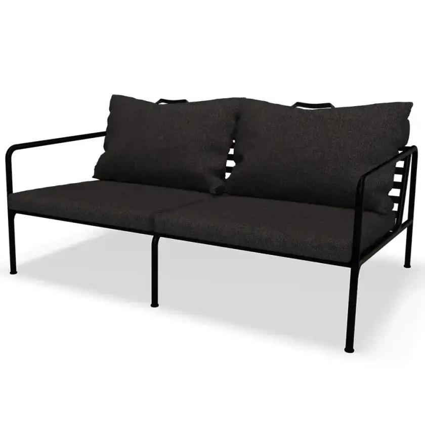 Avon 2-seters sofa Slate/Black