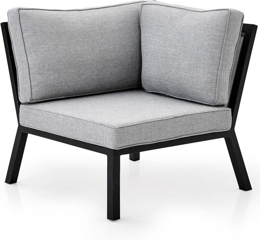 Belfort hjørnedel svart/grå