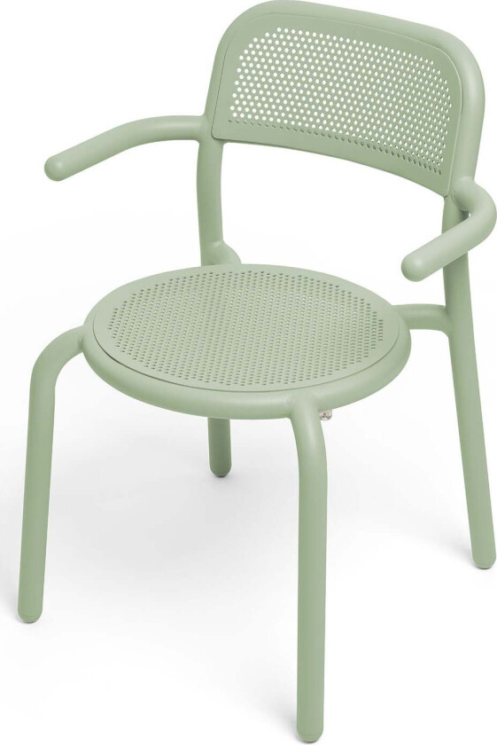Toní armlenestol mist green