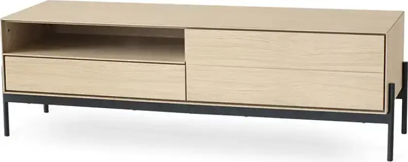 Ale TV-benk 144 cm i hvitoljet eik