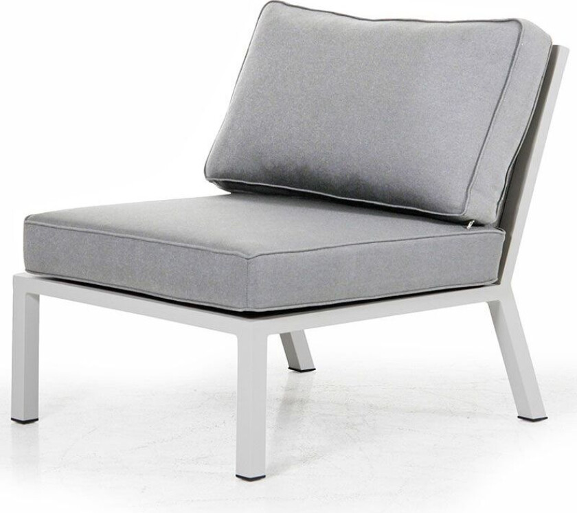 Belfort midtdel hvit/grå pute