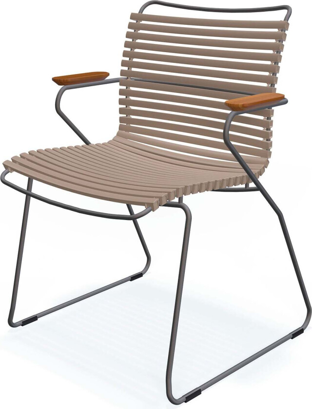 Click lenestol sand/bambus